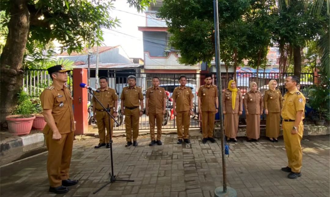 Pelaksanaan Apel Pagi Lingkup Pemerintah Kecamatan Mariso Kota Makassar