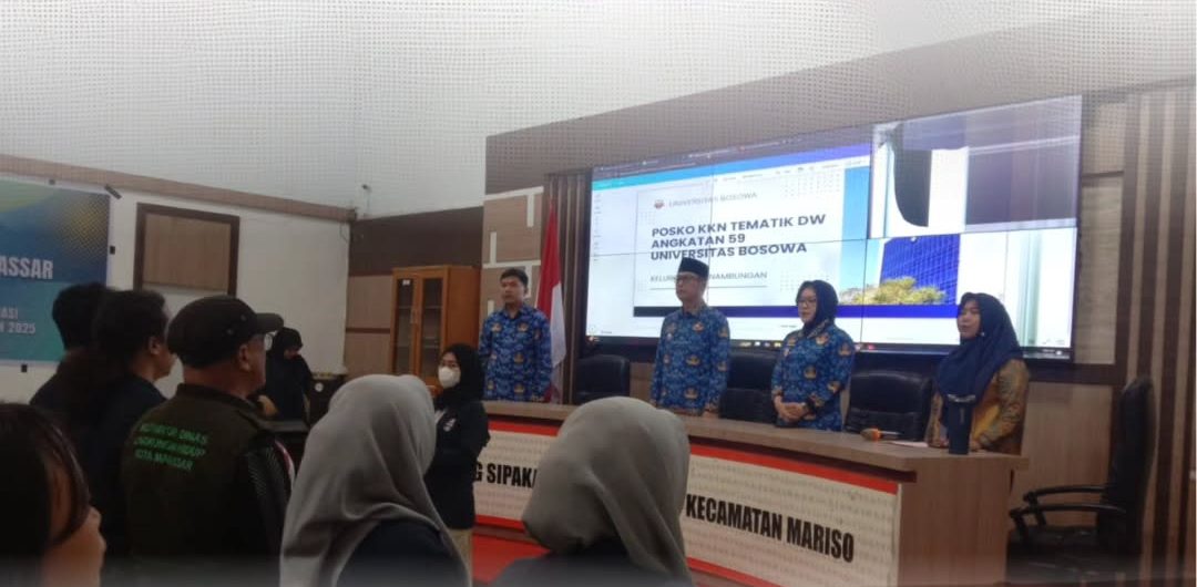 Kecamatan Mariso Terima Kunjungan Mahasiswa KKN Universitas Bosowa