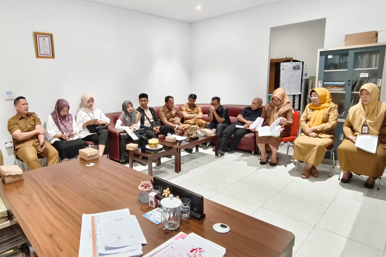 Pemerintah Kecamatan Tallo dan Dinas Pertahanan Bahas Status Kepemilikan Pasar Pannampu